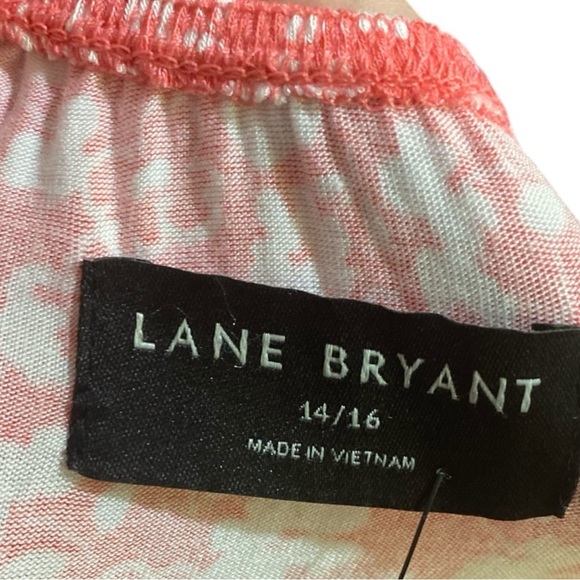 Lane Bryant Convertible Off-The-Shoulder Tiered Fit & Flare Dress 14/16 NEW - Picture 8 of 13